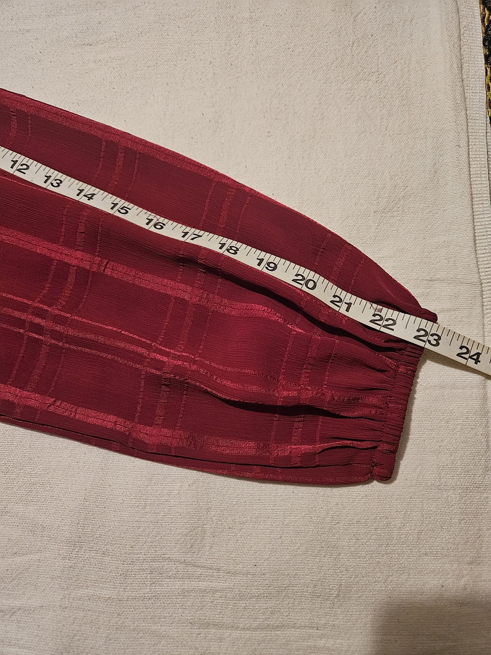 Red Plaid Ruffled Jumpsuit - Picture 10 of 10
